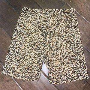 🔴4/$16: SHEIN Cheetah Biker Shorts